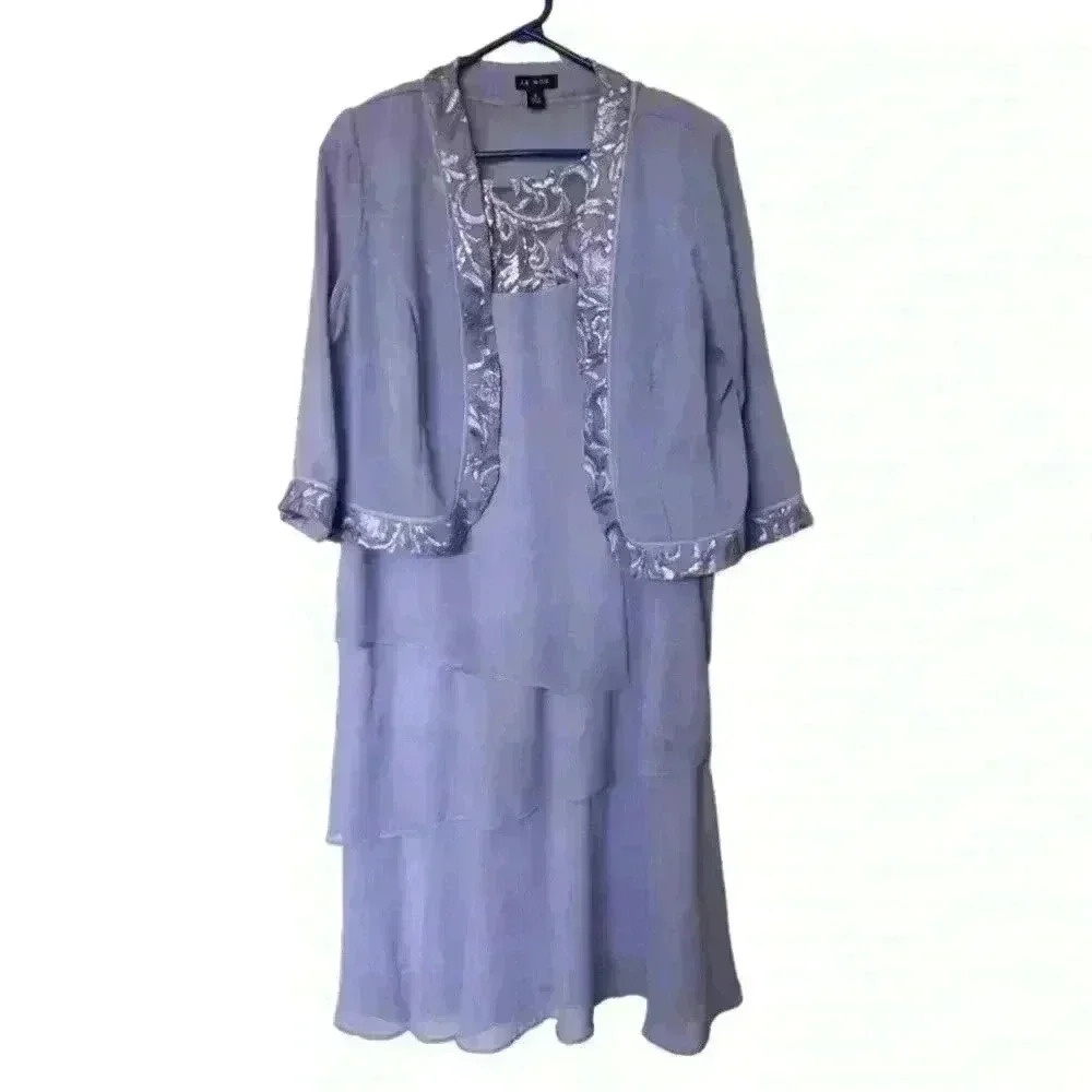 Le Bos Lavender Mother of the Bride Dress